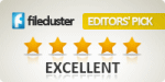 Filecluster Editor´s Pick: 5 Stars, Excellent