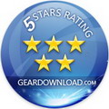 This download was tested thoroughly, was found 100% clean and rated 5 stars on GearDownload.com.