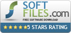 5 stars award from Soft-Files editors team, based on price, usability, documentation & support.