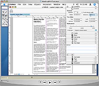 Laying out text in iCalamus is so easy. Watch the movie.