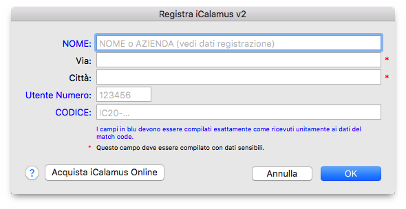 Registrazione