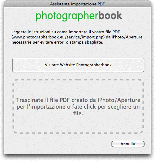 Assistente Importazione PDF