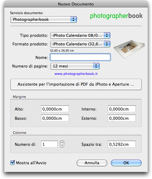 iPhoto Calendar