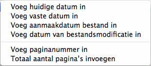 Voeg tekstveld in